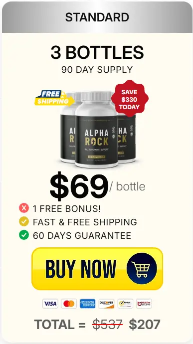 AlphaRock order 3 bottles