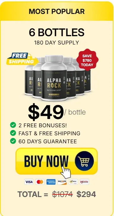 AlphaRock order 6 bottles